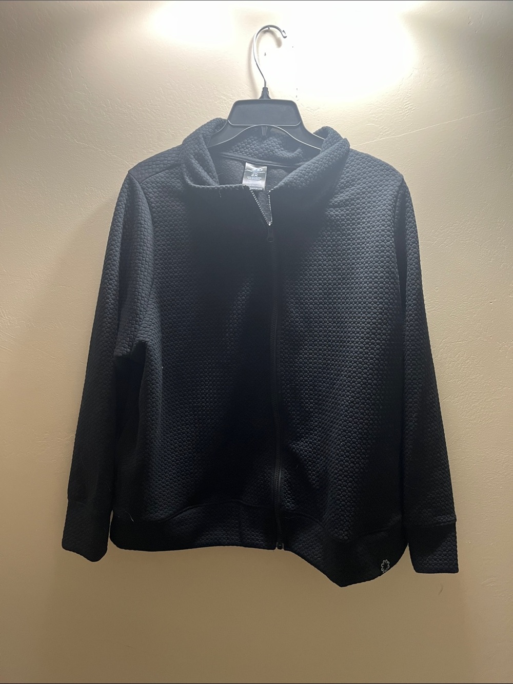 Pro Player Black Quilted Lightweight Zip Jacket